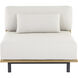Geneve Palazzo Cream Outdoor Modular Armless Chair